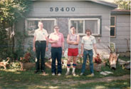 Mike White with Friends (July 4'th weekend, 1985)